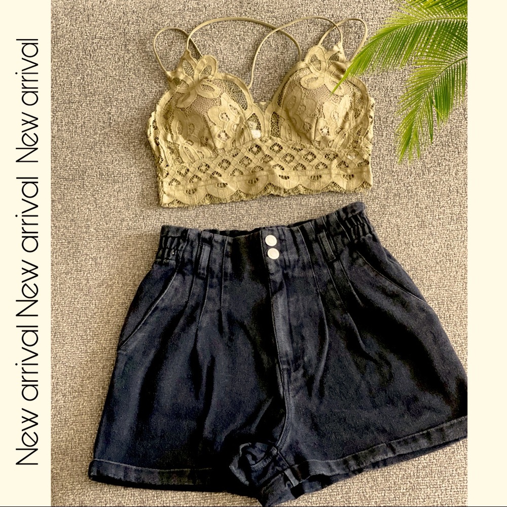 Denim shorts